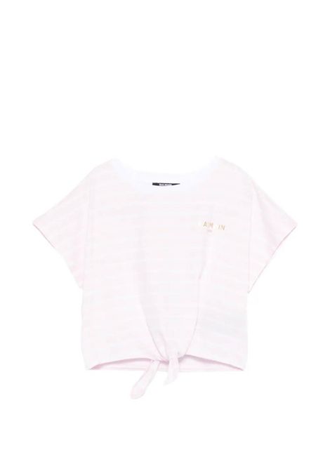 T-shirt a righe BALMAIN KIDS | 15651EBC